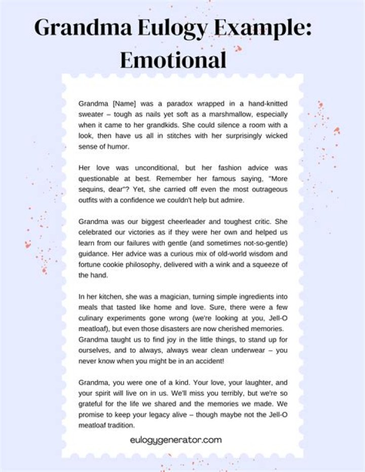 Crafting Meaningful Tributes: The Eulogy Lyrics Tool